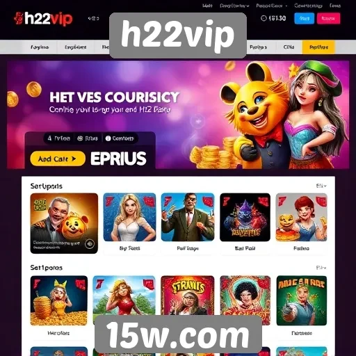 novas funcionalidades do site h22vip